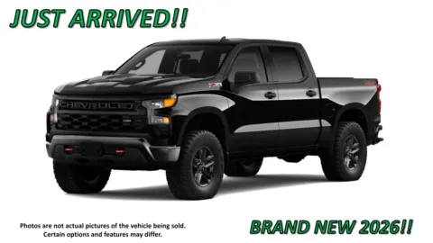 Black 2026 Chevrolet Silverado 1500 Custom Trail Boss for sale in Clinton, MO