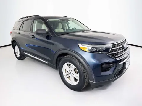 Blue 2022 Ford Explorer XLT for sale in Indio, CA