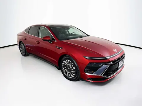 Red 2024 Hyundai Sonata Hybrid Limited for sale in Indio, CA