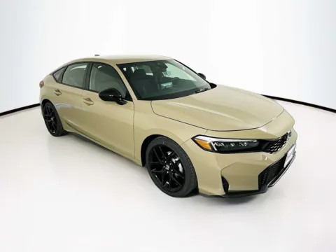 Beige 2025 Honda Civic Hatchback Sport for sale in Indio, CA