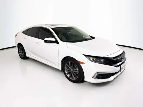 White 2021 Honda Civic EX for sale in Indio, CA