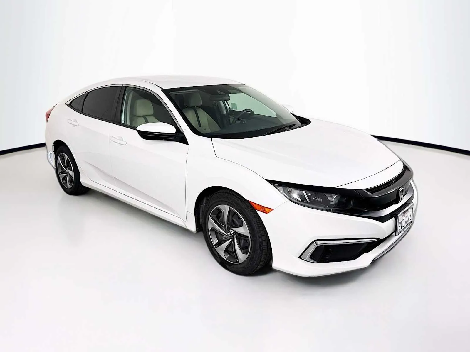 White 2021 Honda Civic Sedan LX for sale in Indio, CA