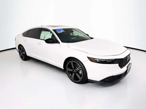 White 2024 Honda Accord Hybrid Sport for sale in Indio, CA