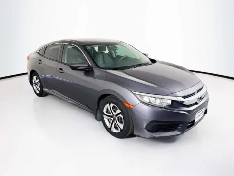 Gray 2018 Honda Civic Sedan LX for sale in Indio, CA