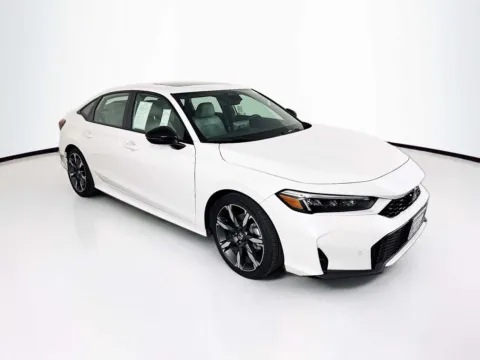 White 2025 Honda Civic Hybrid Sport Touring for sale in Indio, CA