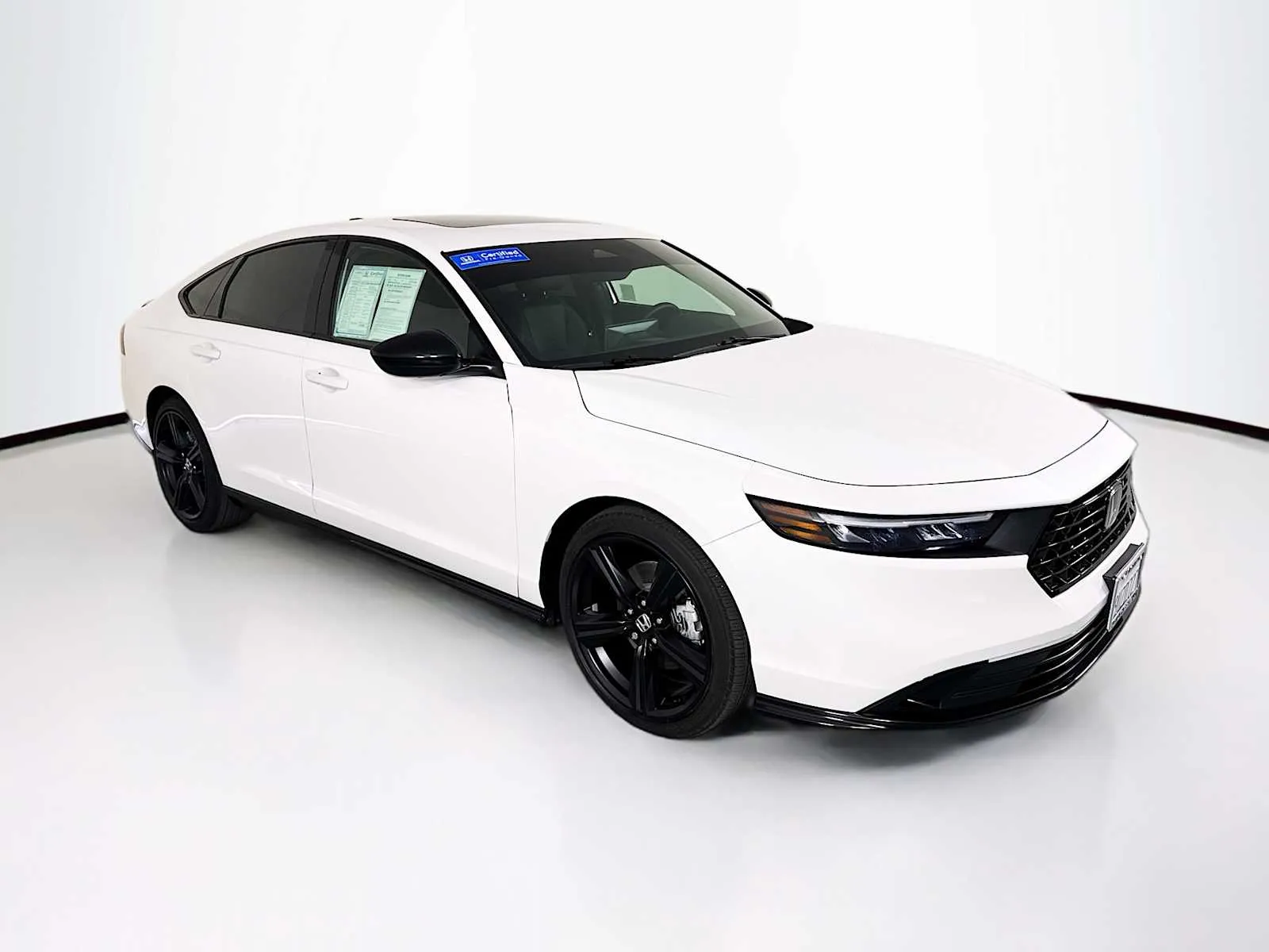 White 2025 Honda Accord Hybrid Sport-L for sale in Indio, CA