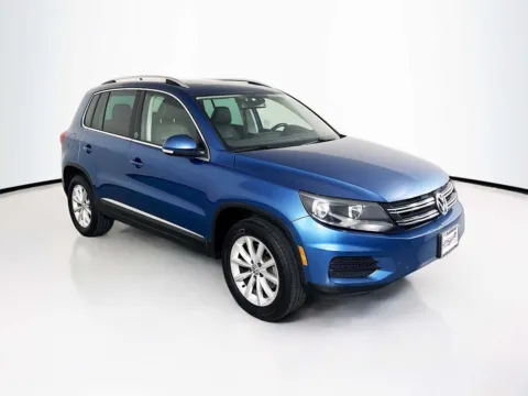 Blue 2017 Volkswagen Tiguan Wolfsburg Edition for sale in Indio, CA