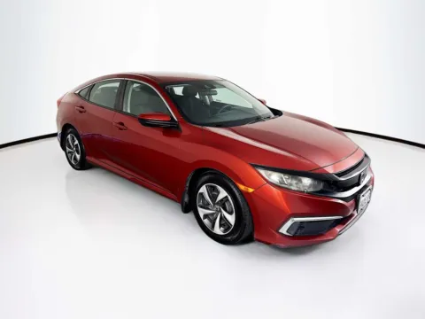 Orange 2021 Honda Civic Sedan LX for sale in Indio, CA