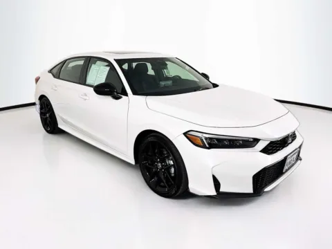 White 2026 Honda Civic Hybrid Sport for sale in Indio, CA