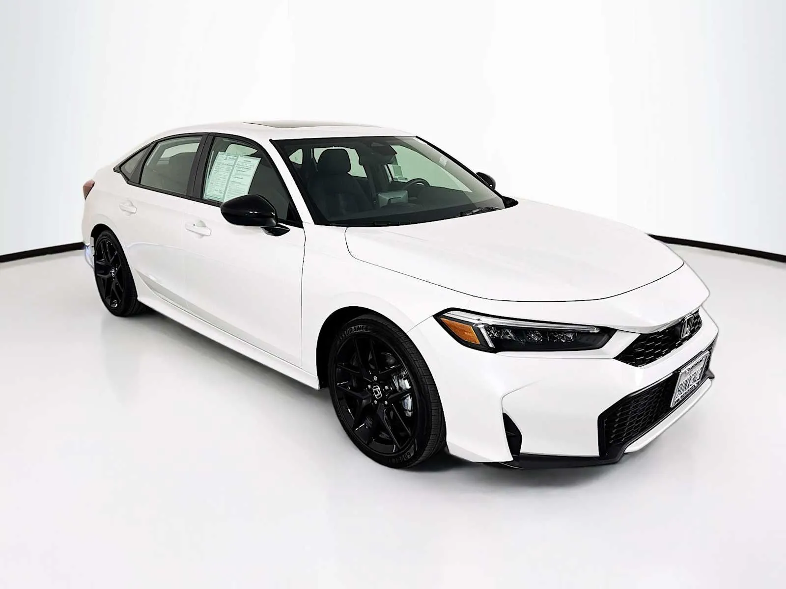 White 2026 Honda Civic Hybrid Sport for sale in Indio, CA