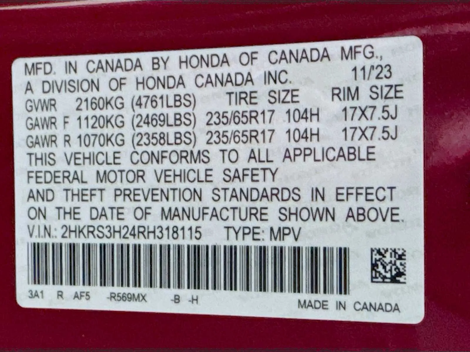 Honda CR-V photo 34