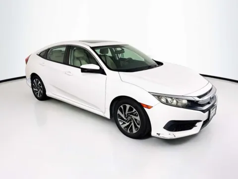 White 2016 Honda Civic Sedan EX for sale in Indio, CA