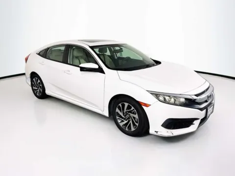 White 2016 Honda Civic Sedan EX for sale in Indio, CA
