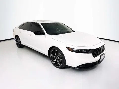 White 2024 Honda Accord Hybrid Sport for sale in Indio, CA