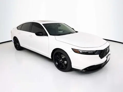 White 2024 Honda Accord Hybrid Sport-L for sale in Indio, CA
