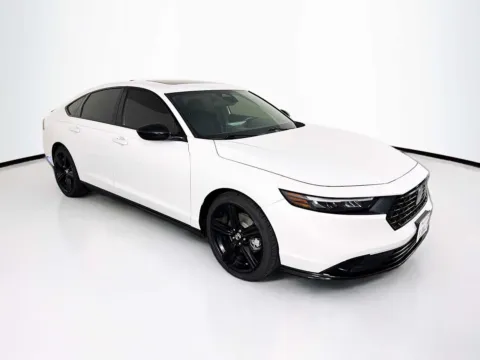 White 2024 Honda Accord Hybrid Sport-L for sale in Indio, CA