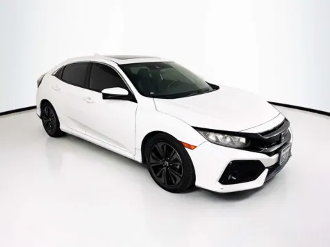 White 2017 Honda Civic Hatchback EX-L Navi for sale in Indio, CA
