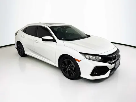 White 2017 Honda Civic Hatchback EX-L Navi for sale in Indio, CA