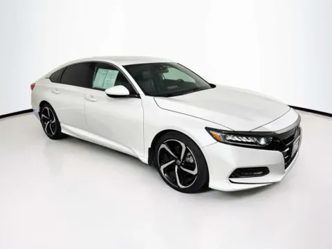 White 2020 Honda Accord Sedan Sport for sale in Indio, CA