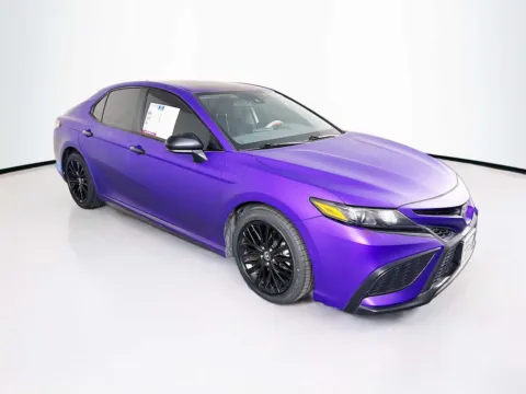 White 2021 Toyota Camry SE Nightshade for sale in Indio, CA