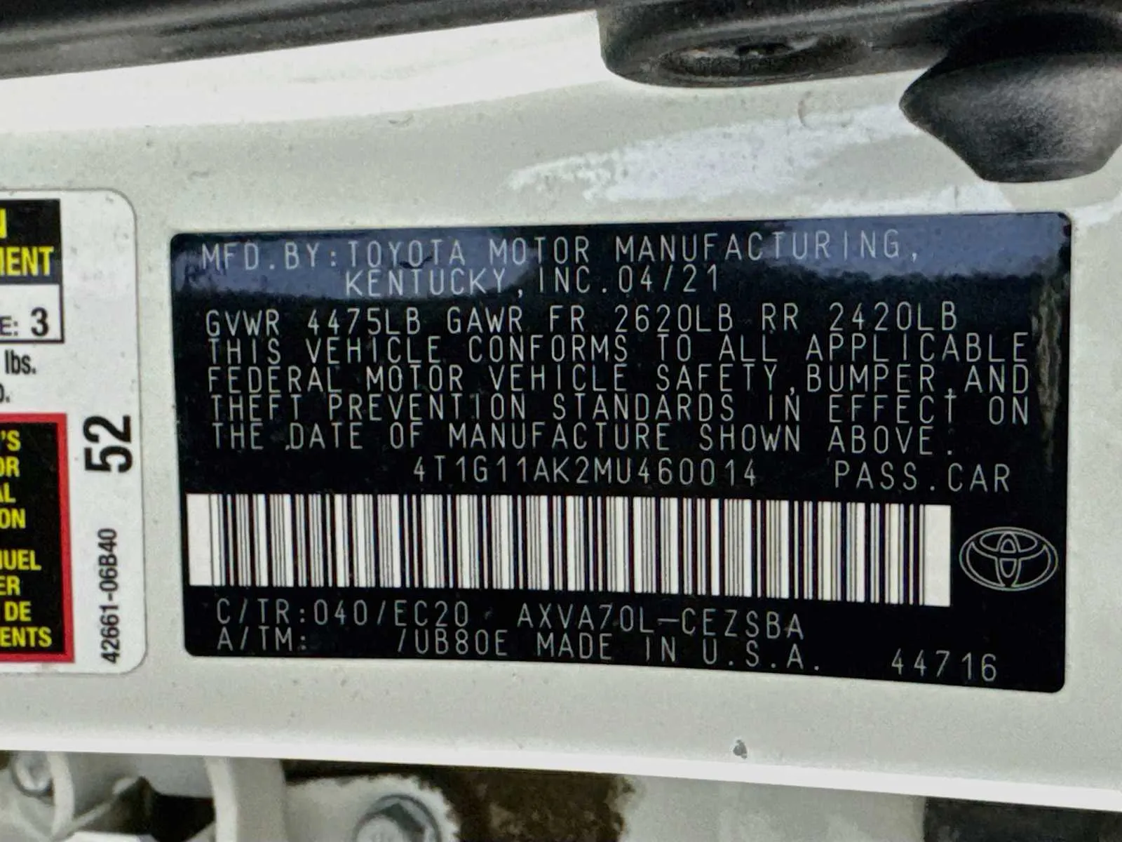 Toyota Camry photo 11