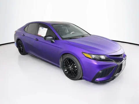 White 2021 Toyota Camry SE Nightshade for sale in Indio, CA