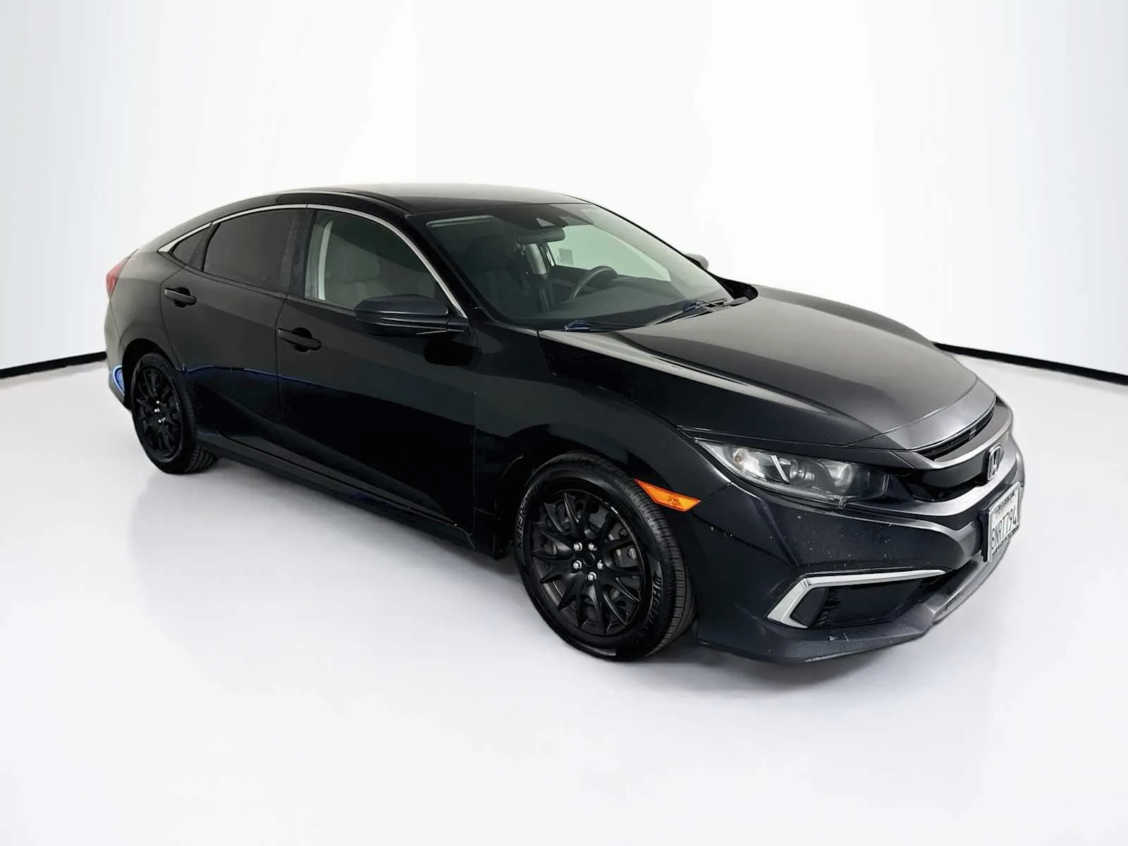 Black 2020 Honda Civic Sedan LX for sale in Indio, CA