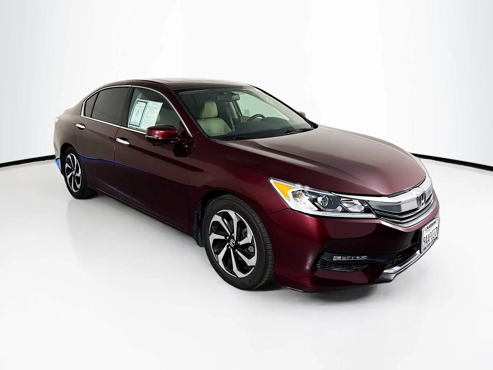Red 2016 Honda Accord Sedan EX-L for sale in Indio, CA