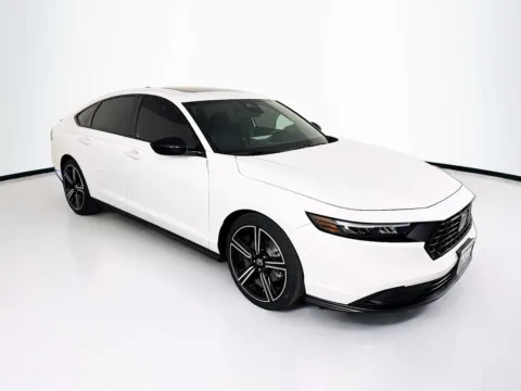 White 2023 Honda Accord Hybrid Sport for sale in Indio, CA