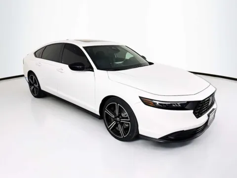 White 2023 Honda Accord Hybrid Sport for sale in Indio, CA