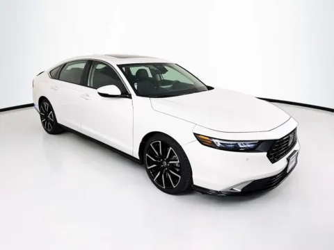 White 2023 Honda Accord Hybrid Touring for sale in Indio, CA