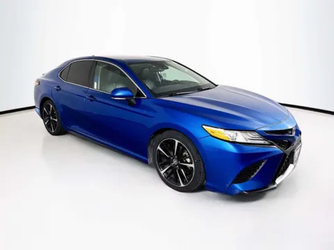 Blue 2020 Toyota Camry XSE for sale in Indio, CA