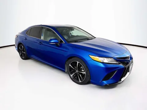 Blue 2020 Toyota Camry XSE for sale in Indio, CA