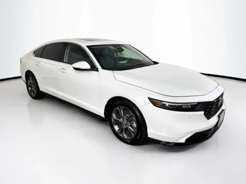 White 2023 Honda Accord Hybrid EX-L for sale in Indio, CA