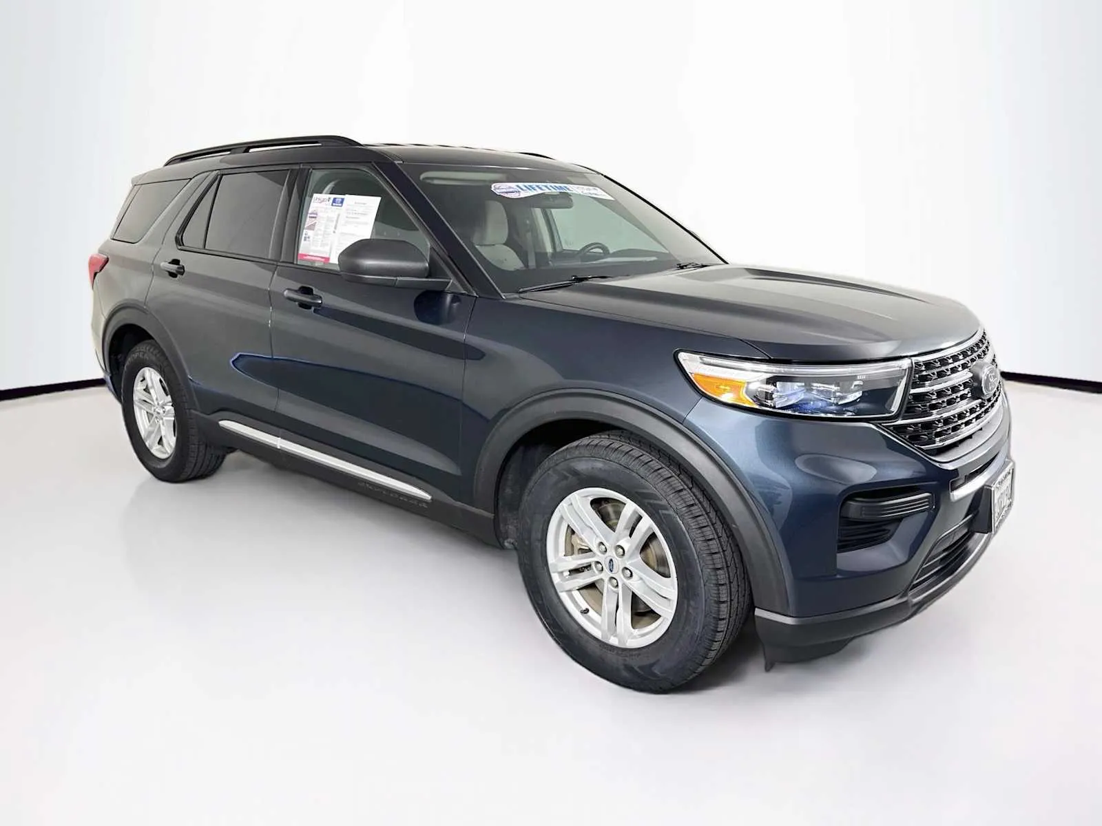 Blue 2023 Ford Explorer XLT for sale in Indio, CA