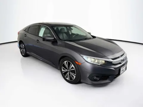 Gray 2016 Honda Civic Sedan EX-T for sale in Indio, CA