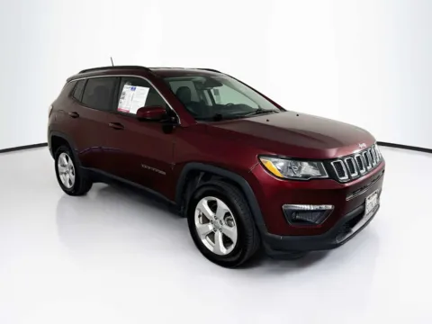Red 2021 Jeep Compass Latitude for sale in Indio, CA