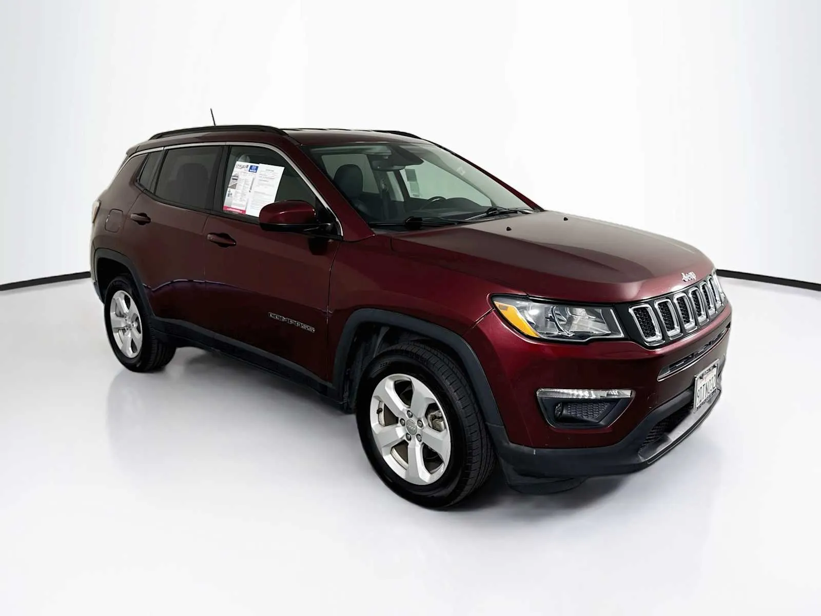 Red 2021 Jeep Compass Latitude for sale in Indio, CA