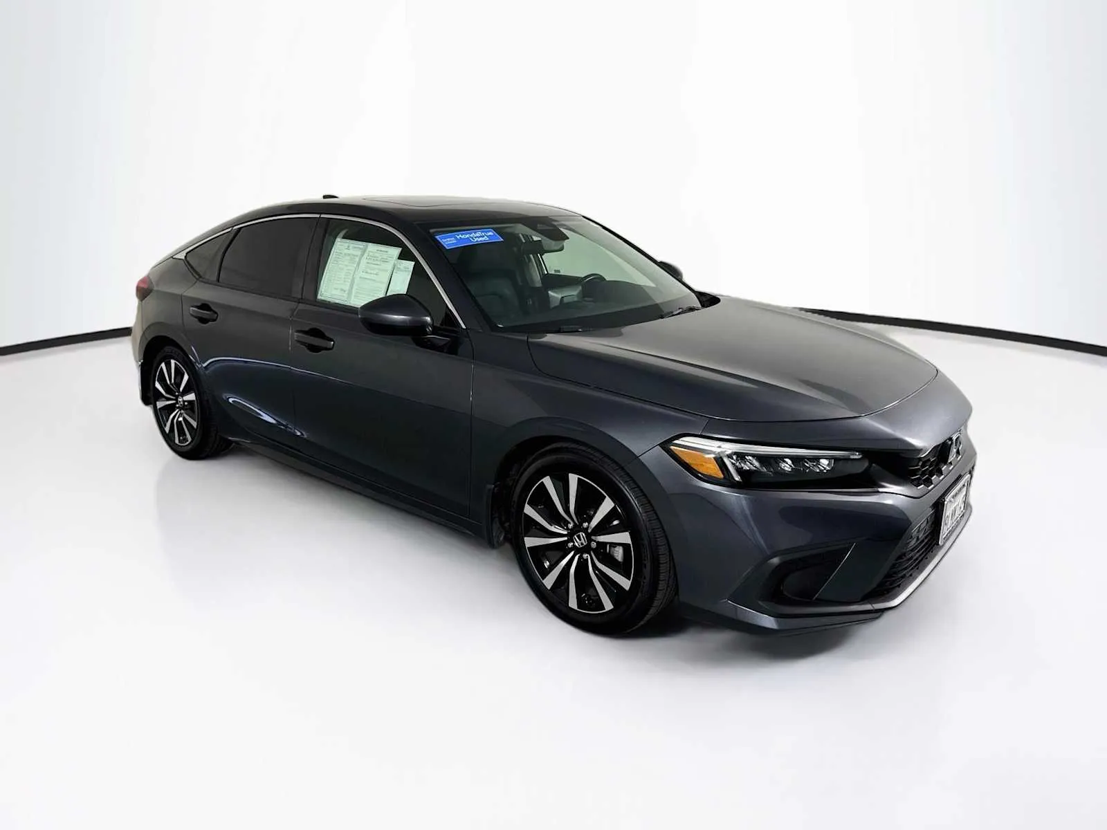 Gray 2024 Honda Civic EX-L for sale in Indio, CA