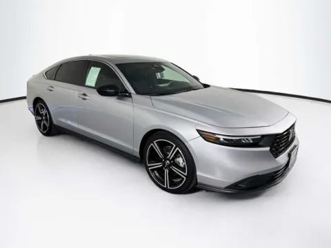 Silver 2024 Honda Accord Hybrid Sport for sale in Indio, CA