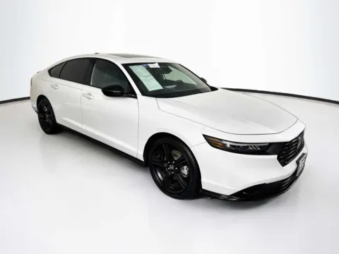 White 2024 Honda Accord Hybrid Sport-L for sale in Indio, CA