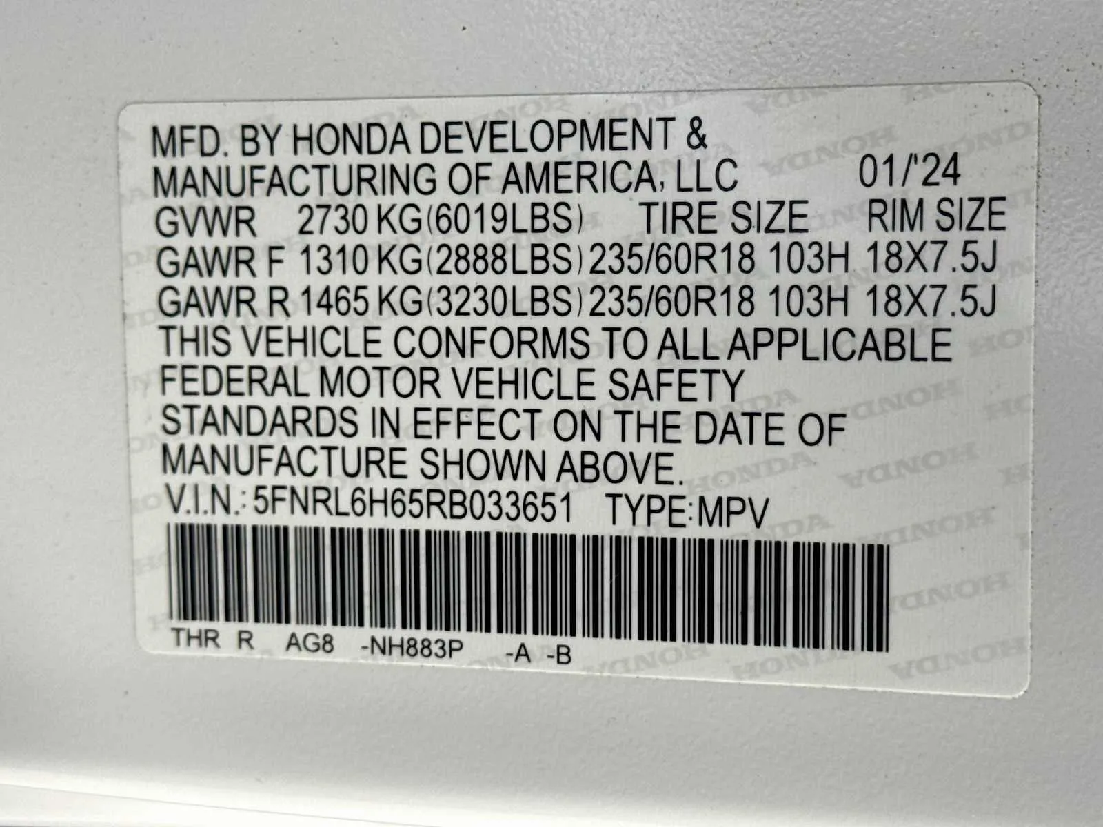 Honda Odyssey photo 35