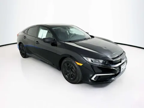 Black 2019 Honda Civic LX for sale in Indio, CA