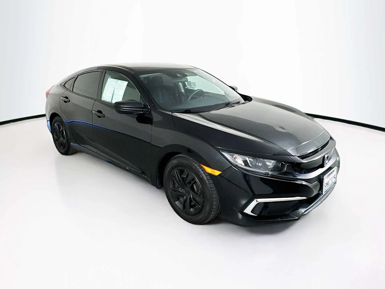 Black 2019 Honda Civic LX for sale in Indio, CA