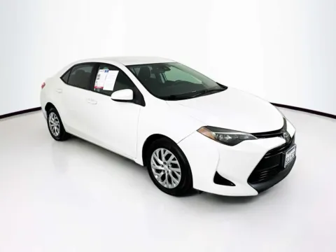 White 2018 Toyota Corolla LE for sale in Indio, CA
