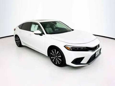 White 2024 Honda Civic Hatchback EX-L for sale in Indio, CA