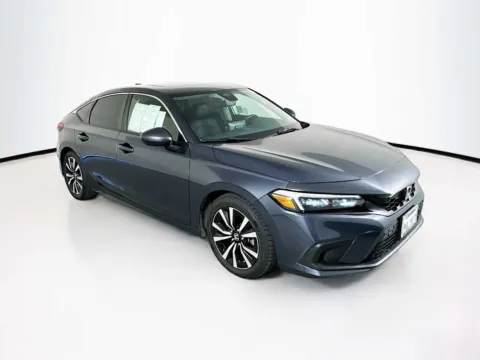Gray 2023 Honda Civic Hatchback EX-L for sale in Indio, CA