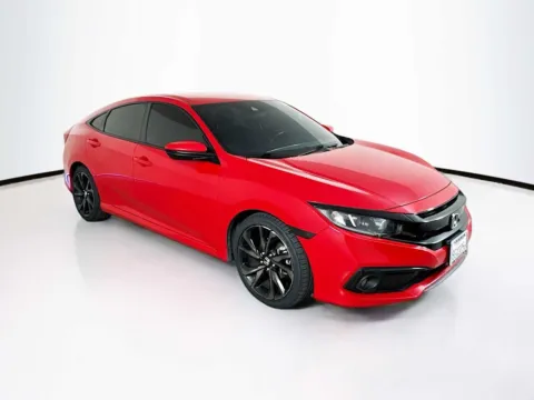 Red 2019 Honda Civic Sport for sale in Indio, CA