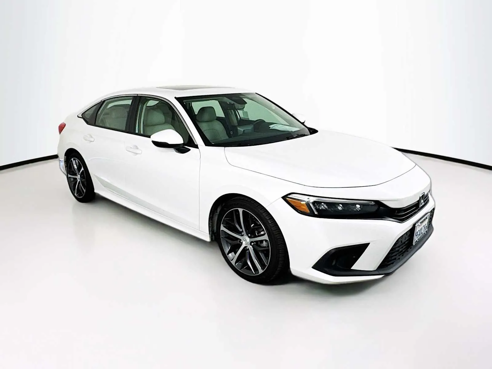 White 2023 Honda Civic Touring for sale in Indio, CA