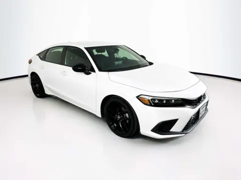 White 2022 Honda Civic Hatchback Sport for sale in Indio, CA